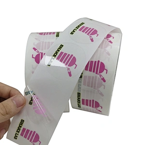 Custom Printing Clear Logo Sticker Label