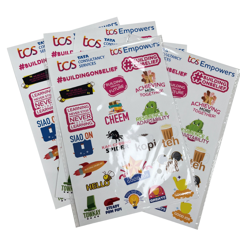 Custom kiss cut sticker pack