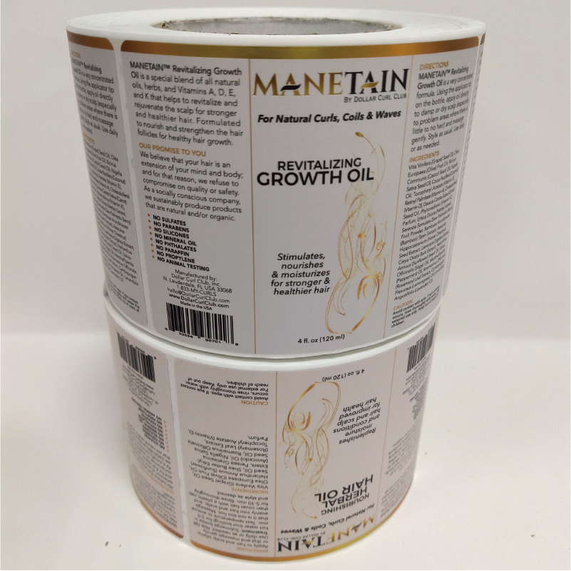 custom cosmetic label