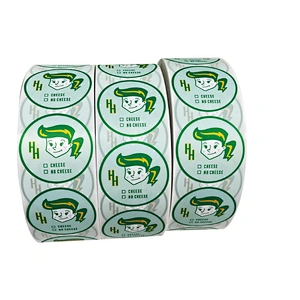 Custom Adhesive Logo Sticker Label Printing
