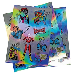 Custom Hologram Kiss Cut Sticker Sheets