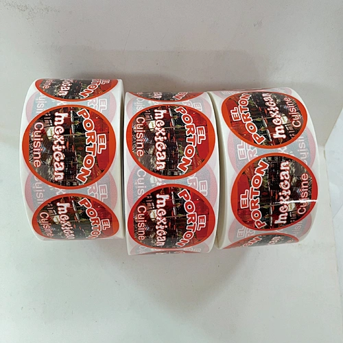 Custom Package Logo Sticker For Food