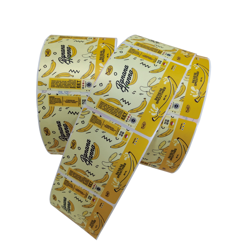 Wholesale Custom Vape Oil Private Label Sticker Standard Size 60ml Vial Bottle Label