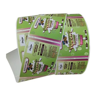 Custom Private Roll White Vinyl Label Organic Hemp Oil Logo Sticker Printing for 10 ml 30 ml 60ml Oil Bottle