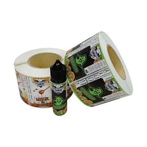 Custom Printing 10ml/30ml/60ml Vape bottle label