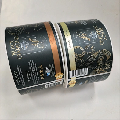 Custom Adhesive Printed Label Vape Bottel Plastics Metal Packaging Sticker Waterproof Labels