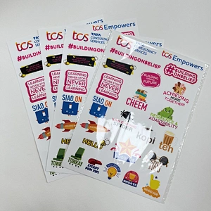 Custom kiss cut sticker pack