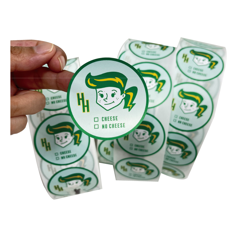 Custom Adhesive Logo Sticker Label Printing