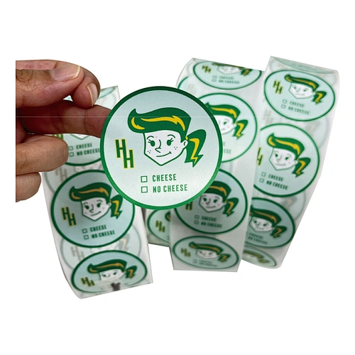 Custom Adhesive Logo Sticker Label Printing