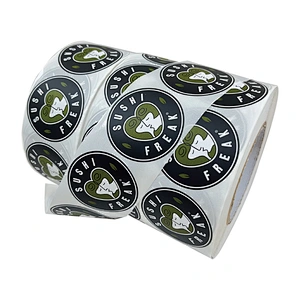 Custom Printing Waterproof Logo Sticker Label for Food Package