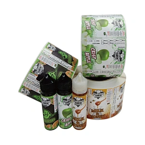 Custom Printing 10ml/30ml/60ml Vape bottle label