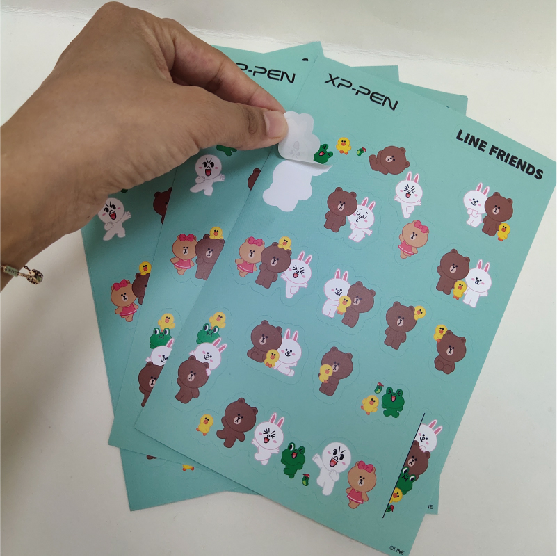 Custom Cute Kiss Cut Sticker Sheets for Kids