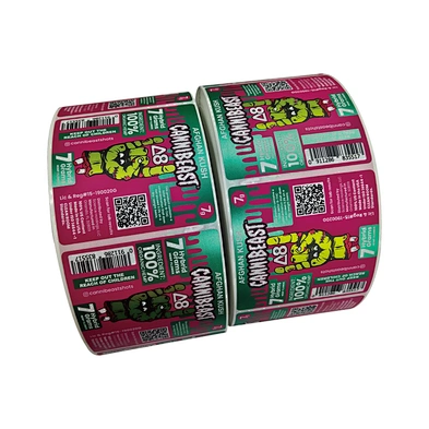 Custom Printing Metallic Foil Shiny Label for Bottle Package