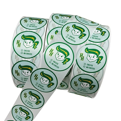 Custom Adhesive Logo Sticker Label Printing