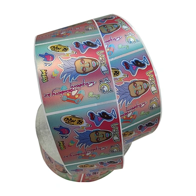 Custom Adhesive Vape Oil Label Sticker, Hemp Oil Product Packaging Adhesive Hologram Sticker Printing