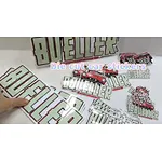 Die cut PVC labels