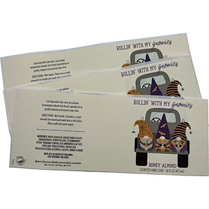 Custom Cream Textured Paper Label
