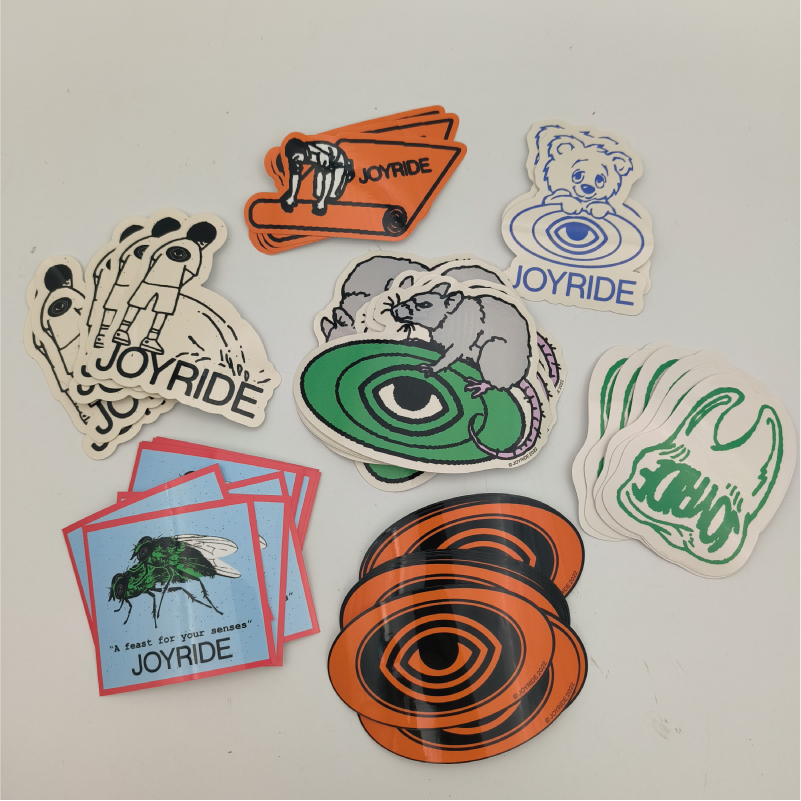 Waterproof Die cut self adhesive sticker permanent kids cartoon label vinyl sticker