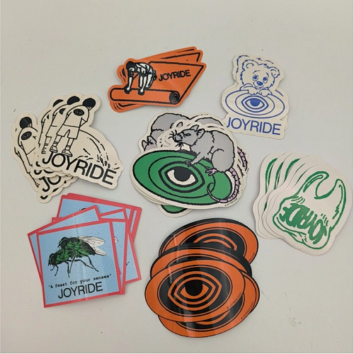 Waterproof Die cut self adhesive sticker permanent kids cartoon label vinyl sticker