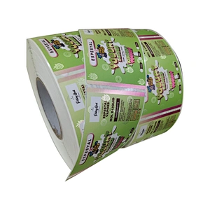 Custom Private Roll White Vinyl Label Organic Hemp Oil Logo Sticker Printing for 10 ml 30 ml 60ml Oil Bottle