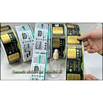 Cosmetics glass jars stickers printint