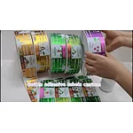Silver pp vinyl bottle labels