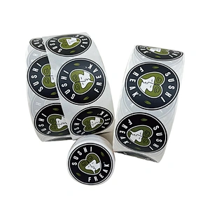 Custom Printing Waterproof Logo Sticker Label for Food Package
