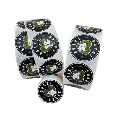 Custom Printing Waterproof Logo Sticker Label for Food Package