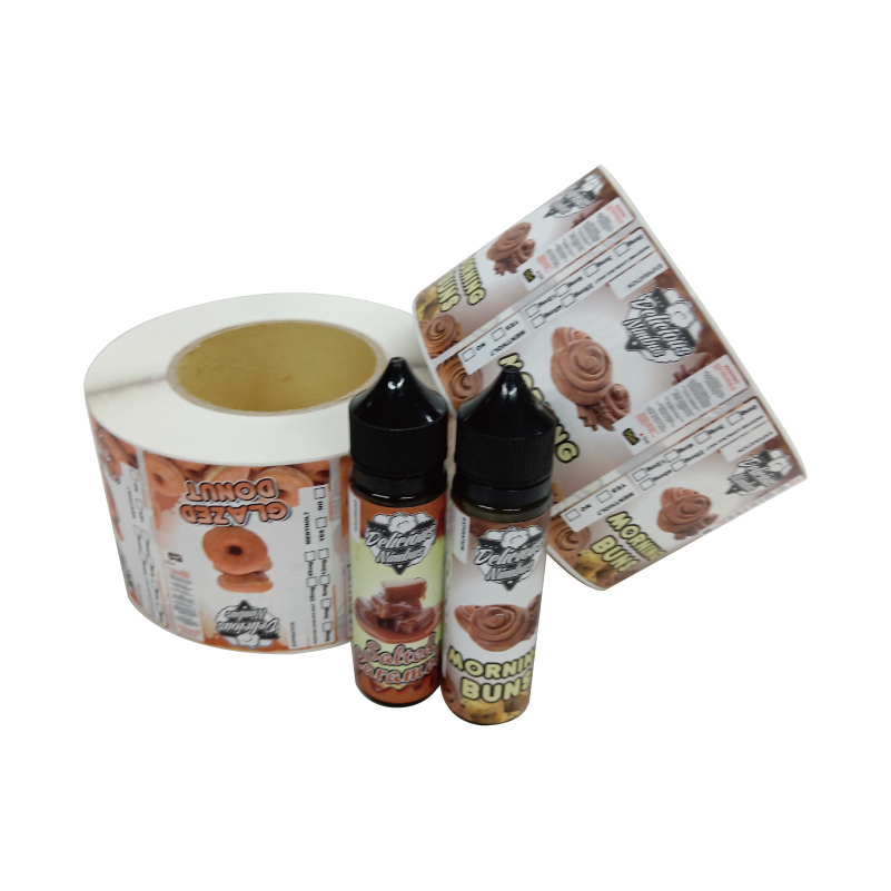 Custom Printing 10ml/30ml/60ml Vape bottle label