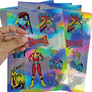 Custom Hologram Kiss Cut Sticker Sheets