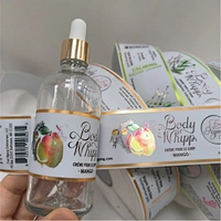 Custom cosmetics bottle Label stickers