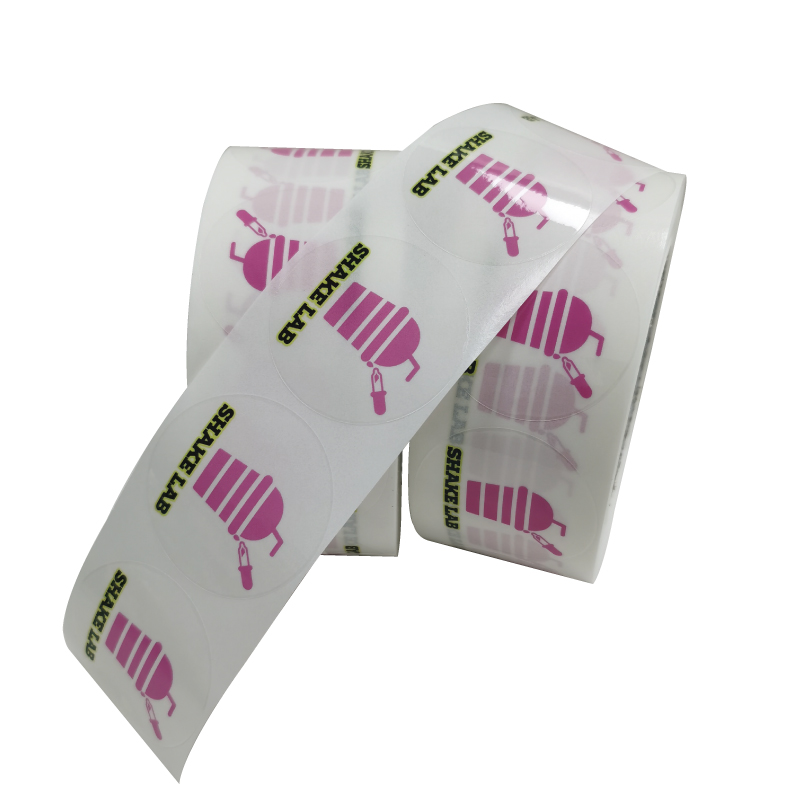 Custom Printing Clear Logo Sticker Label