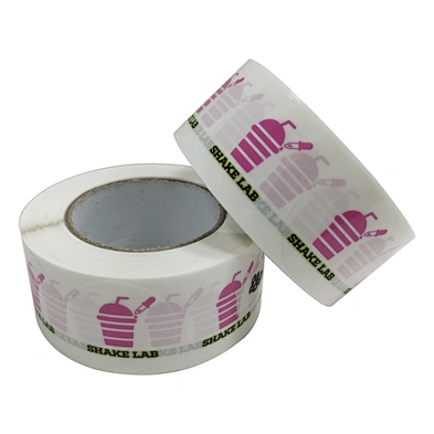 Custom Printing Clear Logo Sticker Label