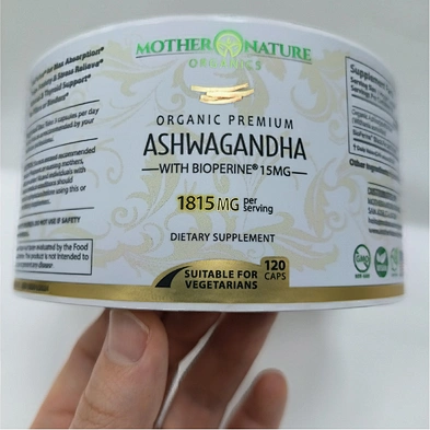 Custom dietary supplement bottle labels, printing vinyl packaging stickers in roll waterproof