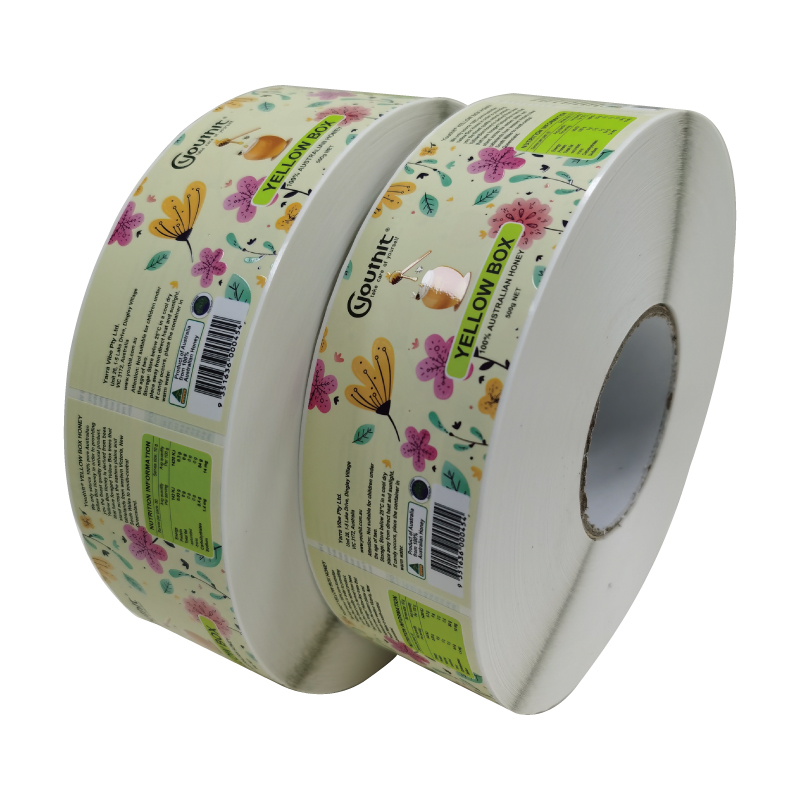 Custom Label with Spot UV for Honey Jar