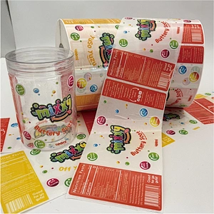 Custom Printing Clear Label for Juice Bottle