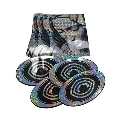 Custom Hologram Logo Die Cut Labels Glitter Shiny Waterproof Stickers