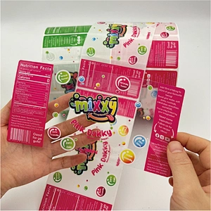 Custom Printing Clear Label for Juice Bottle