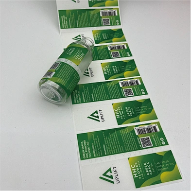 Custom Printing Transparent Label Sticker