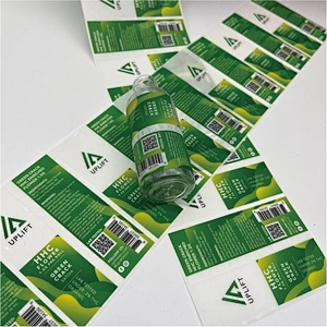 Custom Printing Transparent Label Sticker