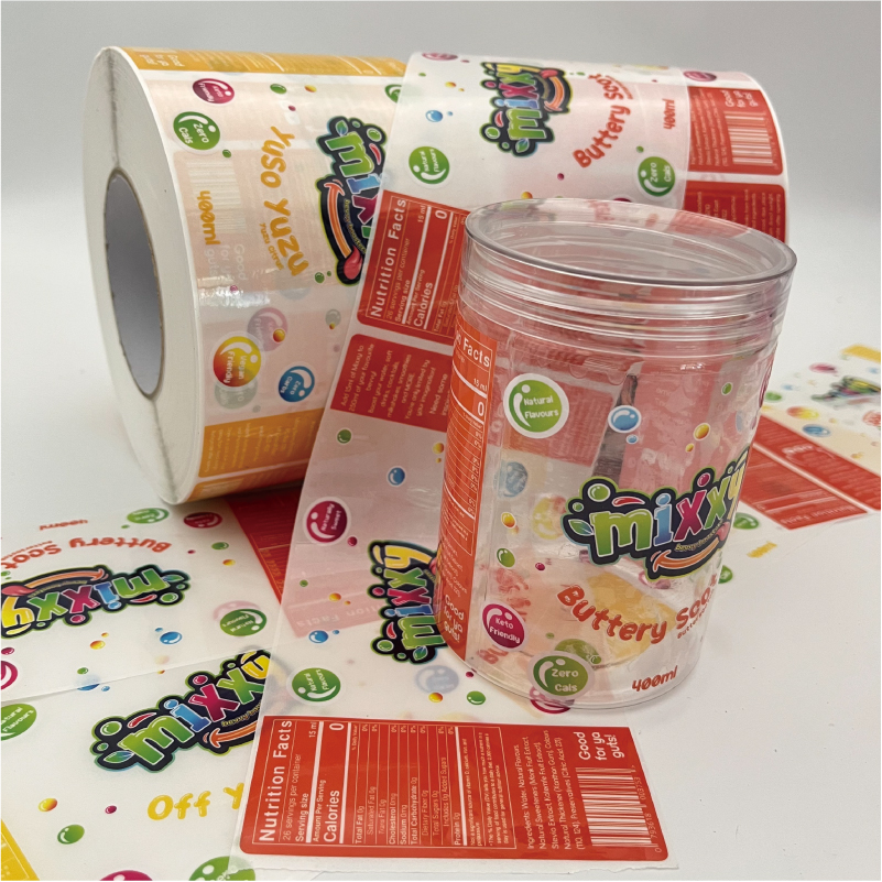 Custom Printing Clear Label for Juice Bottle