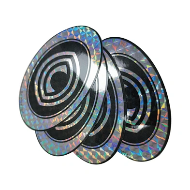 Custom Hologram Logo Die Cut Labels Glitter Shiny Waterproof Stickers