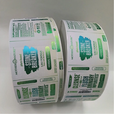 Custom Printing Health Care Products Supplement bottle label