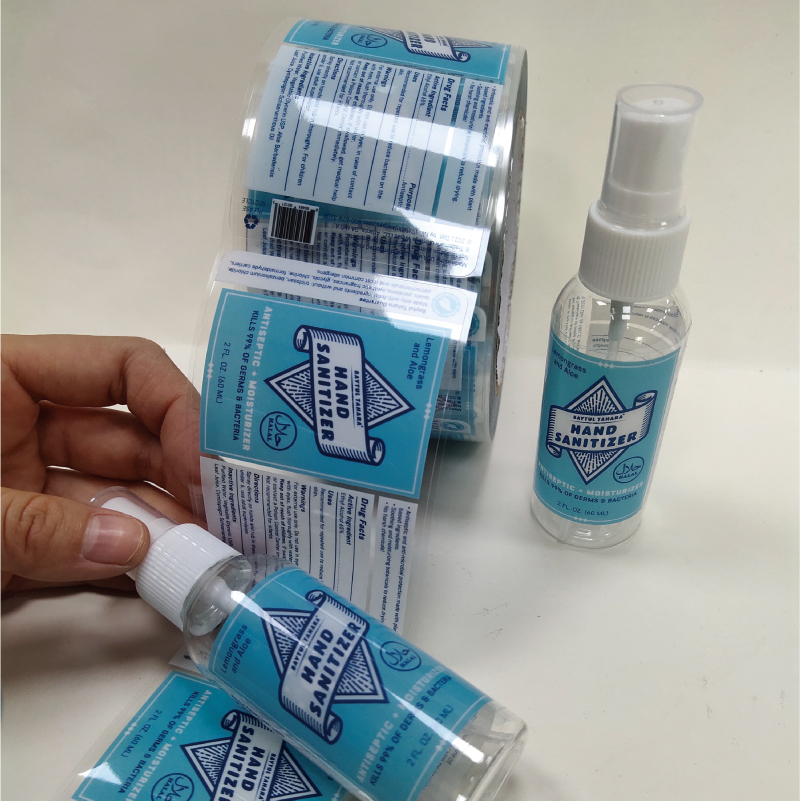 Hand Sanitizer Label