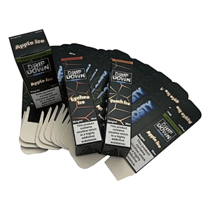 Custom Printed Metallic Foil Boxes for E-liquid Bottle