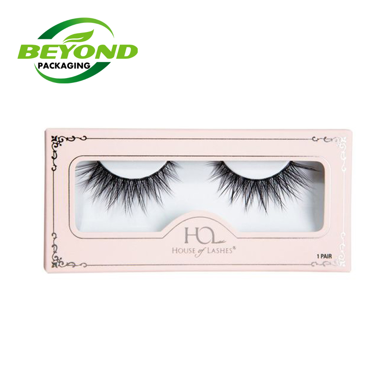 Biodegradable Cardboard Cosmetic Square  Paper Box With Wholesale Custom Logo Mascara Box Packaging