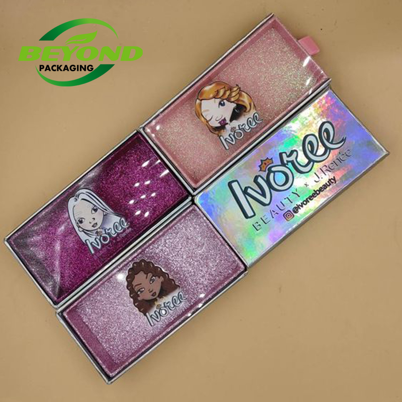Luxury Wholesale Custom Printed Eyelsah Package Box Case Privte Label Drawer Box False Eyelash Packaging Gift Box