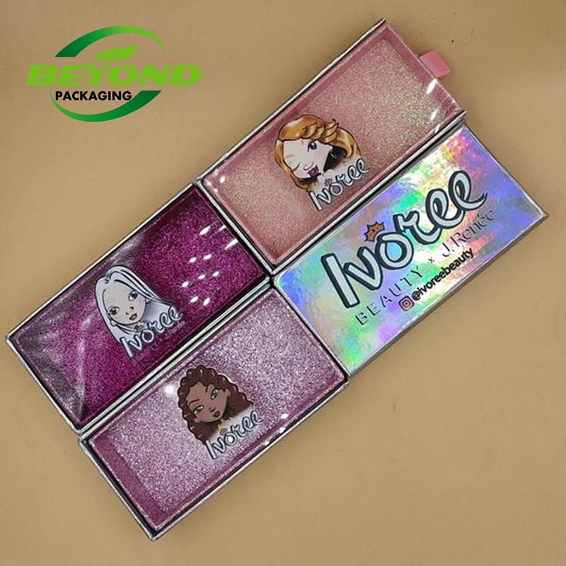 Luxury Wholesale Custom Printed Eyelsah Package Box Case Privte Label Drawer Box False Eyelash Packaging Gift Box