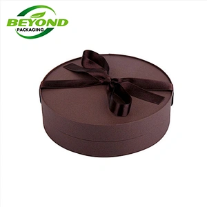 Food Grade High Quality Custom Printed Round Shape Luxury Paper Box For Mooncake Chocolate Cake Box