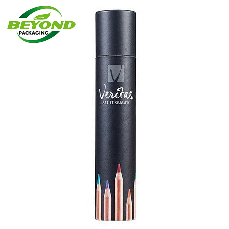 Customized Carton Long Cardboard Packaging Rolled Edge Lids Paper Tube Mail Box